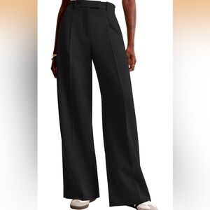 High Rise Wide-Leg Trousers